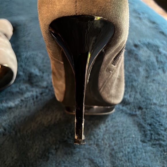 INC gray booties. Size 6.5. Leather. - Picture 3 of 6